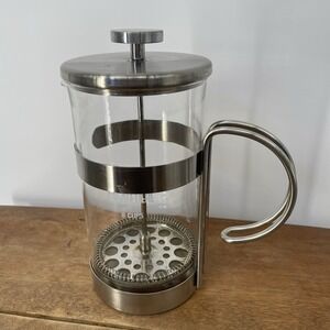 La Cafetiere French Press Coffee Maker 8 Cup Chrome  Plunger Style - EUC